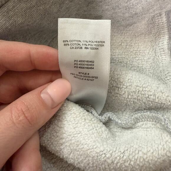 TNA Aritzia Women's Cozy Crewneck Pullover Sweater Loungewear Gray Sz M - Picture 4 of 8